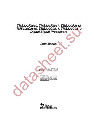 TMS320C2810PBKQ datasheet  